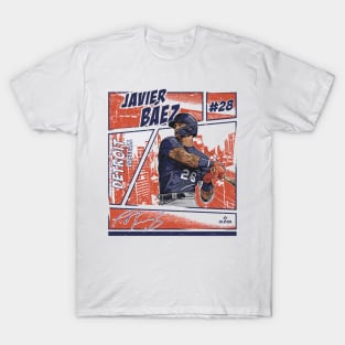 Javier Baez Detroit Comic T-Shirt